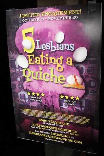 ‘5 Lesbians Eating a Quiche’ Opening Night