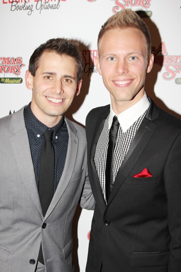 ‘A Christmas Story’ Opening Night — Benj Pasek — Justin Paul