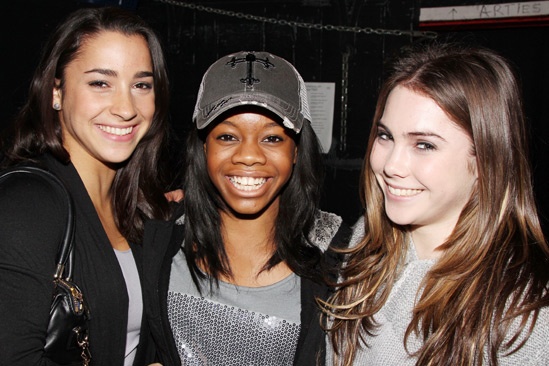 Gabby Douglas, McKayla Maroney and Aly Raisman at ‘Bring It On’ — Aly Raisman — Gabby Douglas — McKayla Maroney