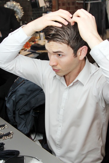 Backstage at ‘Sweet Smell of Success’ — Brenan Davies