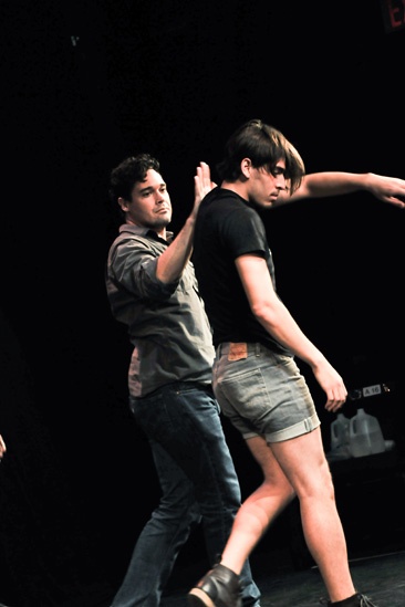 Hit the Wall Rehearsal- Matthew Greer- Arturo Soria