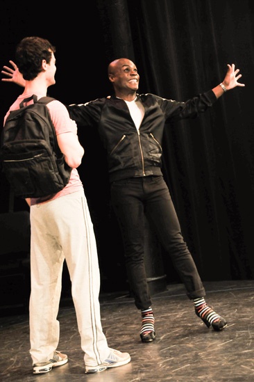 Hit the Wall Rehearsal- Ben Diskant –Nathan Lee Graham- 