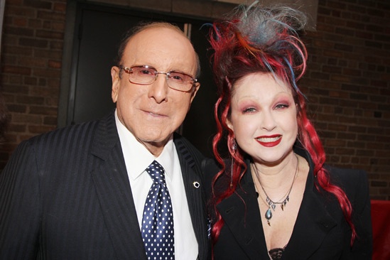 Kinky Boots Opening- Clive Davis- Cyndi Lauper