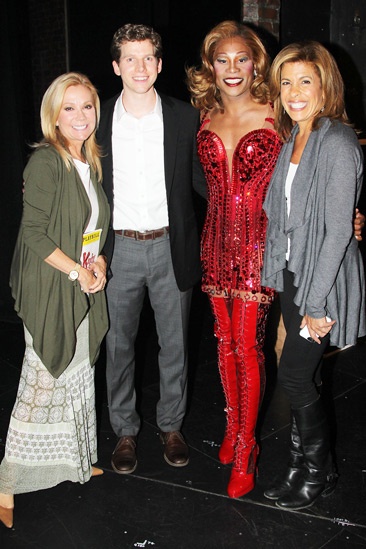  Kinky Boots- Kathie Lee Gifford- Stark Sands- Billy Porter- Hoda Kotb 
