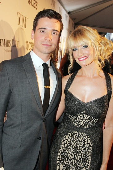 Tony Red Carpet- Matt Doyle- Beth Behrs