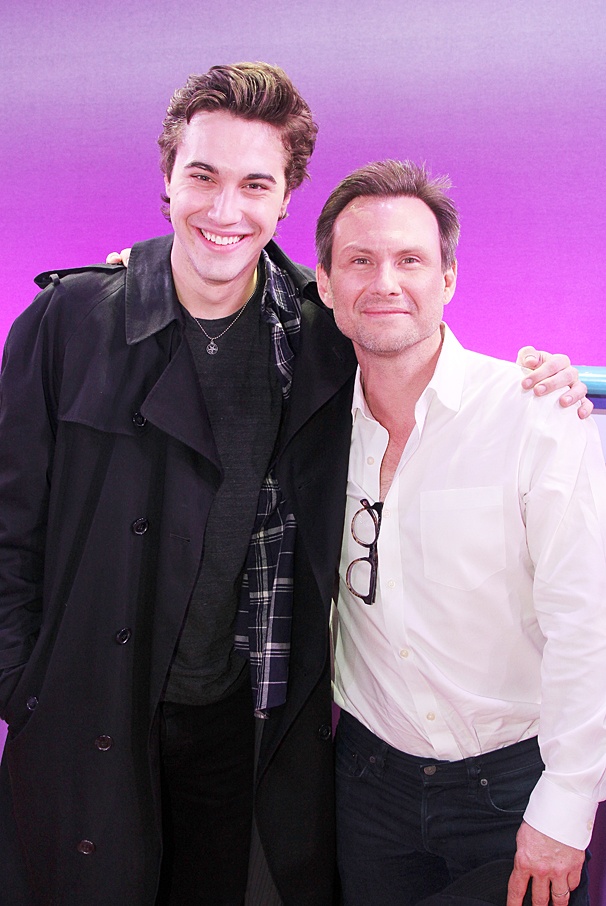 Photo 2 of 7 Christian Slater Goes Back to High School