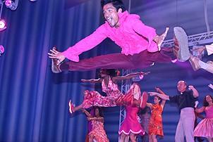 Photo Op - Mamma Mia! Fifth Anniversary - cc - dancer jumping