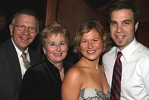 Photo Op - Mamma Mia! Fifth Anniversary - Carey Anderson - parents and (husband) Devon