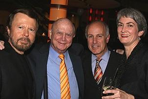 Photo Op - Mamma Mia! Fifth Anniversary - Bjorn Ulvaeus - Gerald Schoenfeld - Joseph P. Benincasa - Nina Lannan