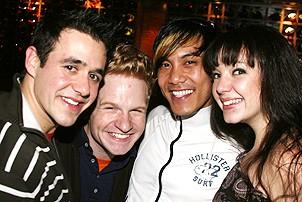 Photo Op - Stephen Schwartz Portrait at Tony's DiNapoli - Noah Rivera - Eddie Pendergraft - Kenway Hon Wai K. Kua - Lori Ann Ferreri