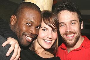 Photo Op - Stephen Schwartz Portrait at Tony's DiNapoli - Rhett G. George - Katie Webber - Zach Hensler