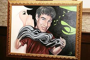 Photo Op - Stephen Schwartz Portrait at Tony's DiNapoli - Wicked portrait