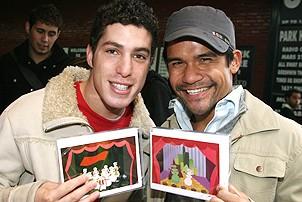 Photo Op - Wicked Day 2006 - Ben Gettinger - Gerard Salvador  ( with x-mas cards)