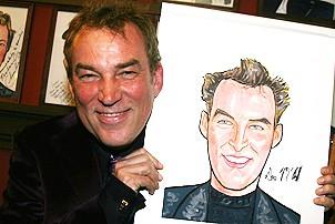 Photo Op - Des McAnuff at Sardis - Des McAnuff (with portrait)