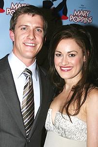 Photo Op - Mary Poppins Opening - Ashley Brown - Patrick Heusinger