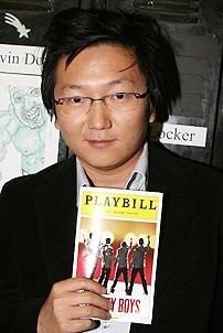 Photo Op - Masi Oka at Jersey Boys - Masi Oka (with playbill)