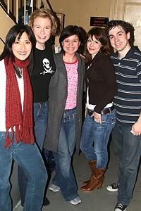 Photo Op - Kelly Clarkson at Avenue Q - Ann Sanders - Jennifer Barnhart - Kelly Clarkson - Mary Faber - Robert McClure