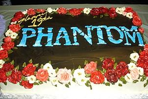 Photo Op - 19th Anniversary of Phantom - cake
