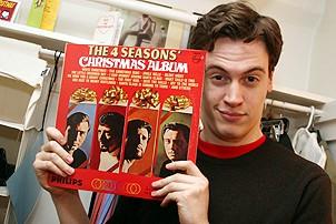 Photo Op - Jersey Boys in SF - Erich Bergen (with record album)