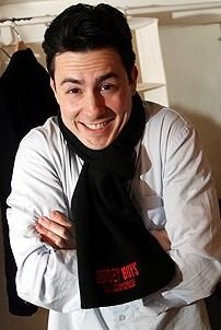 Photo Op - Jersey Boys in SF - Christopher Kale Jones (scarf)
