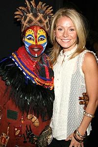 Photo Op - Kelly Ripa at Lion King - Kelly Ripa - Tshidi Manye