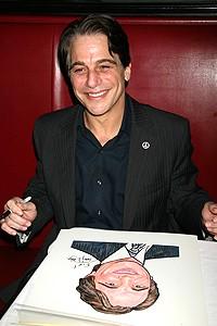 Photo Op - Tony Danza at Sardi's - Danza signs portrait