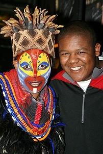 Photo Op - Kyle Massey at The Lion King - Tshidi Manye - Kyle Massey
