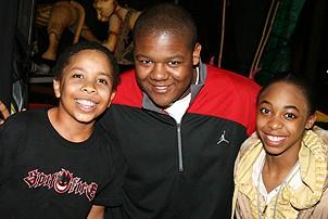 Photo Op - Kyle Massey at The Lion King - Julian Ivey - Kyle Massey - India Scandrick