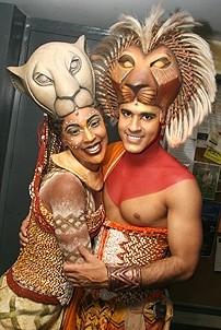Photo Op - Kyle Massey at The Lion King - Kissy Simmons - Josh Tower