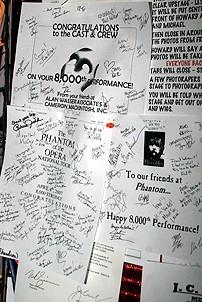 Photo Op - Phantom 8,000th Performance - callboard