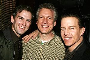 Photo Op - Jersey Boys does Actors' Fund benefit 2007 -  Daniel Reichard - Rick Elice - Christian Hoff