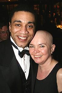 Photo Op - Radio Golf opening - Harry Lennix - Susan Hilferty