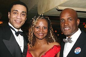 Photo Op - Radio Golf opening - Harry Lennix - Tonya Pinkins - Kenny Leon 1