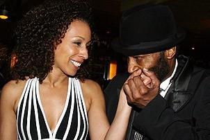 Photo Op - Radio Golf opening - Tamara Tunie - Anthony Chisholm