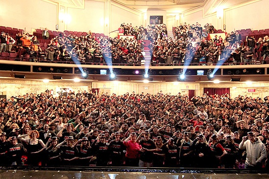 Chicago fan day - crowd