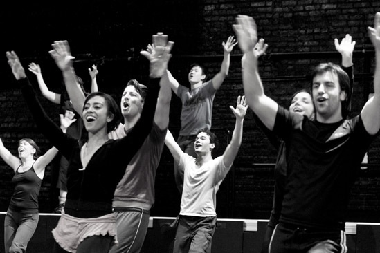 Anything Goes in Rehearsal – ensemble