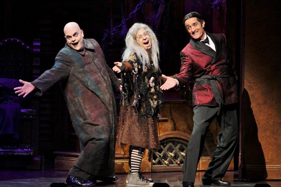 Show Photos - The Addams Family - Brad Oscar - Jackie Hoffman - Roger Rees 