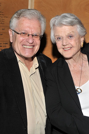 Jonathan Groff and Angela Lansbury at <i>Sister Act</i> - Jerry Zaks – Angela Lansbury 
