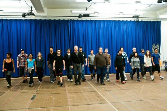In Rehearsal with Jesus Christ Superstar – Tom Hewitt, Bruce Dow, Jesus Christ Superstar enesmble