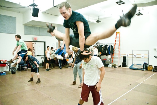 Newsies- Ryan Steele, Aaron J. Albano,