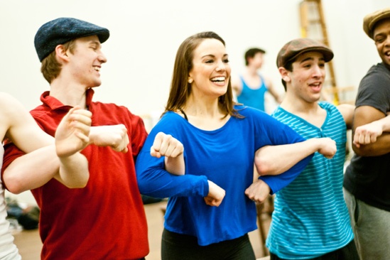 Newsies- Brendon Stimson,Jess LeProtto, Ephraim M. Sykes, Kara Lindsay, 