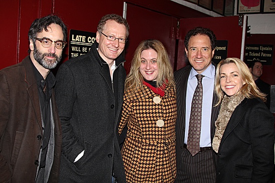 Carrie - Don McKeller Bob Martin, Lisa Lambert, producer Kevin McCollum and wife Lynette Perry McCollum