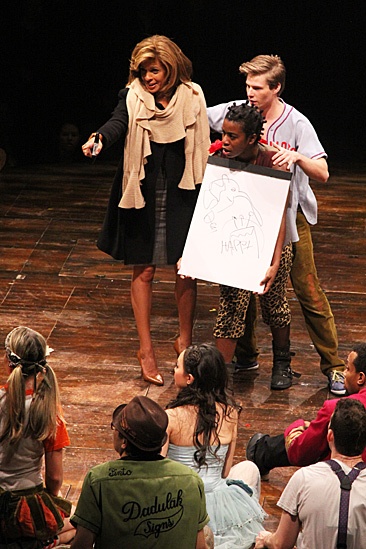 Kathie Lee and Hoda at Godspell –  Hoda Kotb – Uzo Aduba – Hunter Parrish