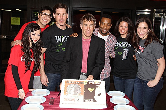 Stephen Schwartz’s Birthday with Wicked and Godspell -  Anna Maria Perez de Tagle – George Salazar – Richard H. Blake – Stephen Schwartz – Wallace Smith – Jackie Burns – Lindsay Mendez