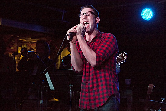 Nick Blaemire Hustle Album Release Party – Nick Blaemire onstage 