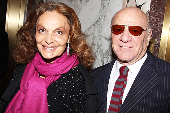 Death of a Salesman - Diane von Furstenberg and husband Barry Diller