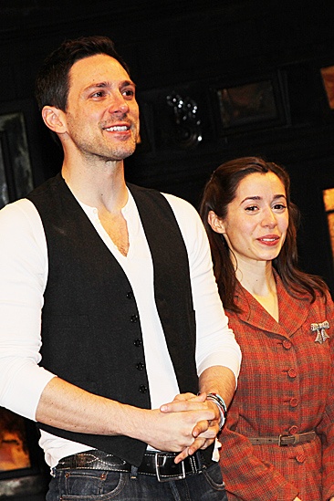 Once opening night –Steve Kazee – Cristin Milioti 