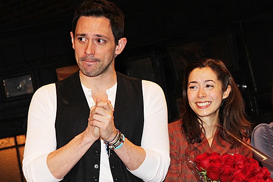 Once opening night – Steve Kazee – Cristin Milioti 
