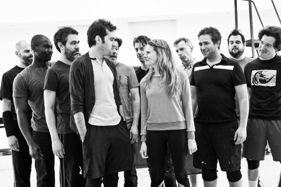 Peter and the Starcatcher Rehearsal – Adam Chanler-Berat – Celia Keenan-Bolger – The Company