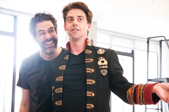Peter and the Starcatcher Rehearsal – Kevin Del Aguila – Adam Chanler-Berat 